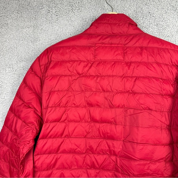 Armani Jeans Vibrant Red Quilted Jacket Men’s Size Large - Picture 10 of 16